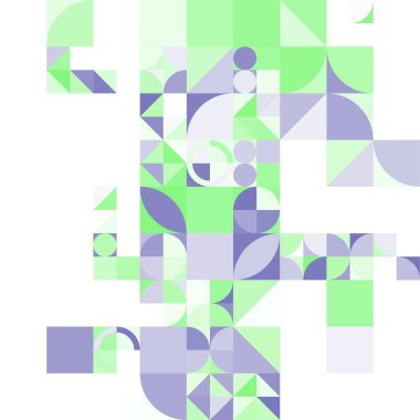 Asgari mozaik geometrik soyut arkaplan deseni