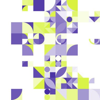 Asgari mozaik geometrik soyut arkaplan deseni