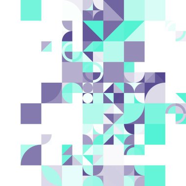 Asgari mozaik geometrik soyut arkaplan deseni