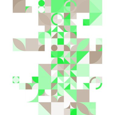 Asgari mozaik geometrik soyut arkaplan deseni