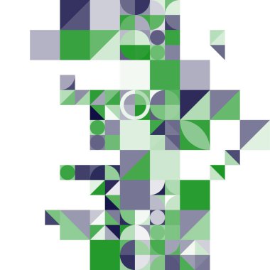 Asgari mozaik geometrik soyut arkaplan deseni