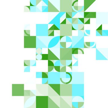 Asgari mozaik geometrik soyut arkaplan deseni