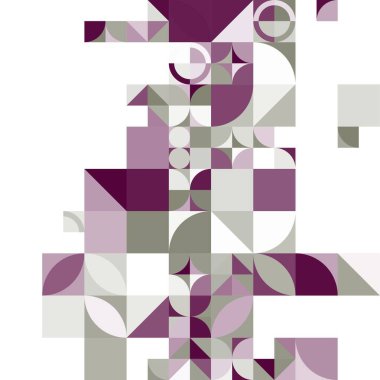 Asgari mozaik geometrik soyut arkaplan deseni