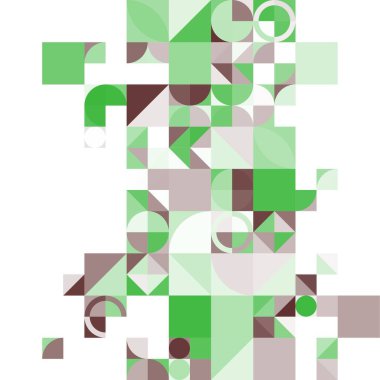 Asgari mozaik geometrik soyut arkaplan deseni