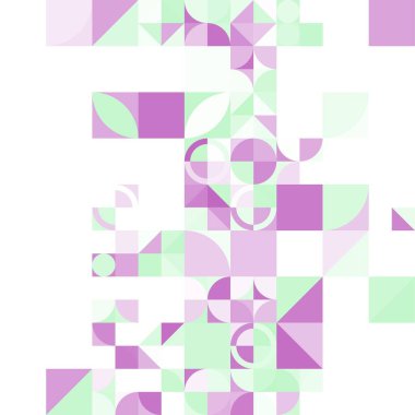 Asgari mozaik geometrik soyut arkaplan deseni