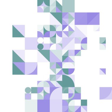 Asgari mozaik geometrik soyut arkaplan deseni