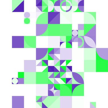 Asgari mozaik geometrik soyut arkaplan deseni