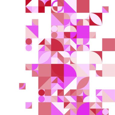 Asgari mozaik geometrik soyut arkaplan deseni