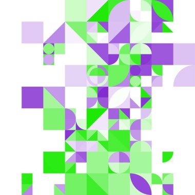 Asgari mozaik geometrik soyut arkaplan deseni