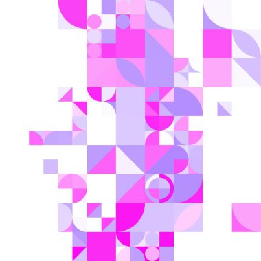 Asgari mozaik geometrik soyut arkaplan deseni