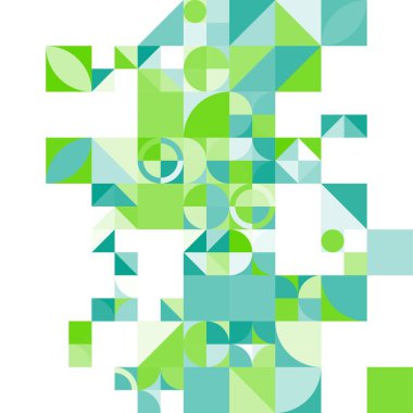 Asgari mozaik geometrik soyut arkaplan deseni