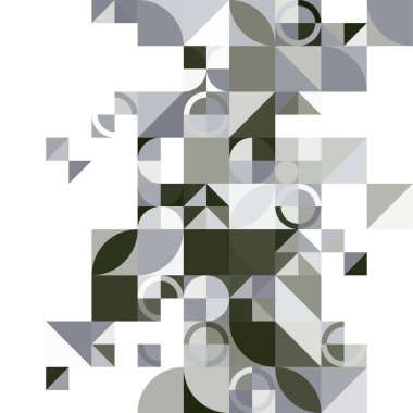 Asgari mozaik geometrik soyut arkaplan deseni