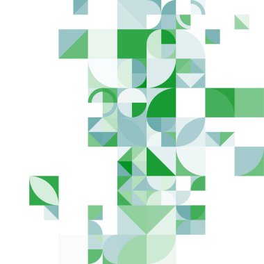 Asgari mozaik geometrik soyut arkaplan deseni