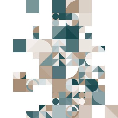 Asgari mozaik geometrik soyut arkaplan deseni