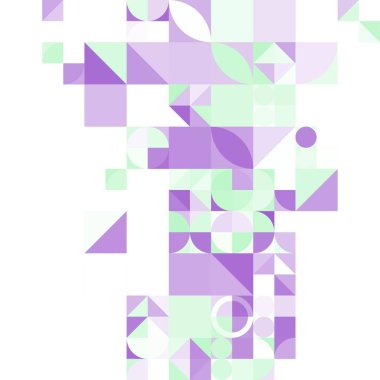 Asgari mozaik geometrik soyut arkaplan deseni