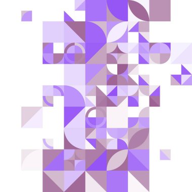 Asgari mozaik geometrik soyut arkaplan deseni