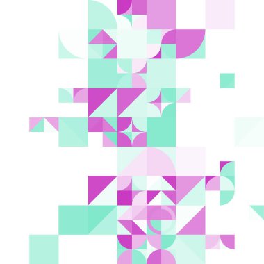 Asgari mozaik geometrik soyut arkaplan deseni