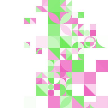 Asgari mozaik geometrik soyut arkaplan deseni