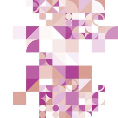 Asgari mozaik geometrik soyut arkaplan deseni