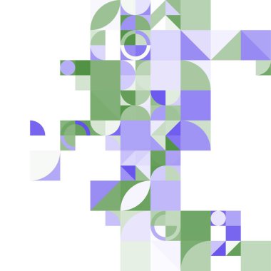 Asgari mozaik geometrik soyut arkaplan deseni