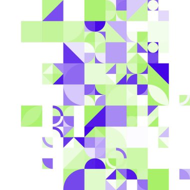 Asgari mozaik geometrik soyut arkaplan deseni