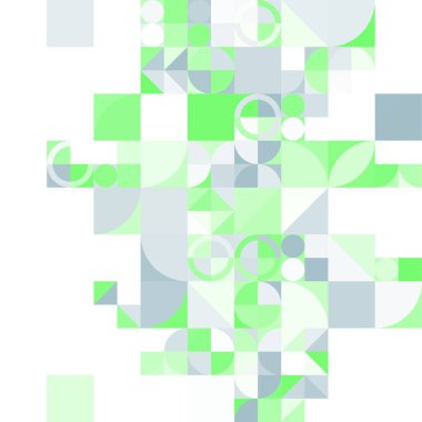 Asgari mozaik geometrik soyut arkaplan deseni