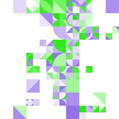 Asgari mozaik geometrik soyut arkaplan deseni