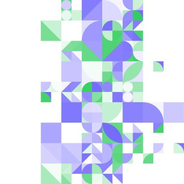 Asgari mozaik geometrik soyut arkaplan deseni