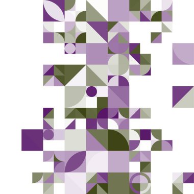 Asgari mozaik geometrik soyut arkaplan deseni