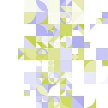 Asgari mozaik geometrik soyut arkaplan deseni