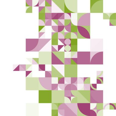 Asgari mozaik geometrik soyut arkaplan deseni