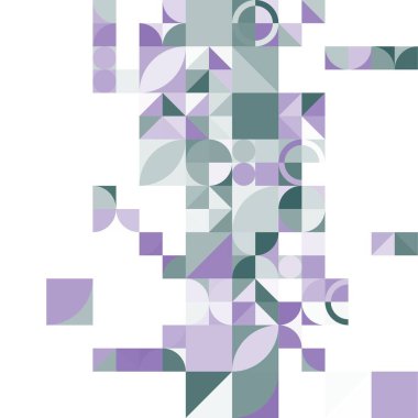 Asgari mozaik geometrik soyut arkaplan deseni