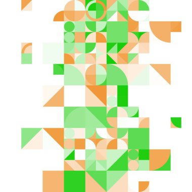 Asgari mozaik geometrik soyut arkaplan deseni