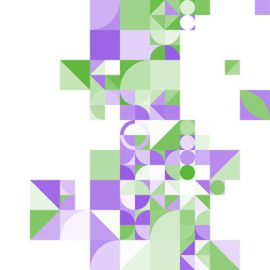 Asgari mozaik geometrik soyut arkaplan deseni