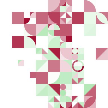 Asgari mozaik geometrik soyut arkaplan deseni