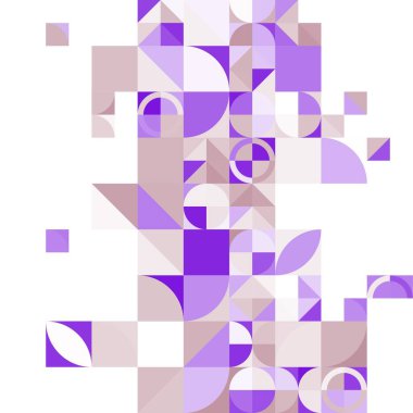 Asgari mozaik geometrik soyut arkaplan deseni