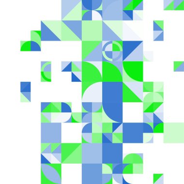 Asgari mozaik geometrik soyut arkaplan deseni