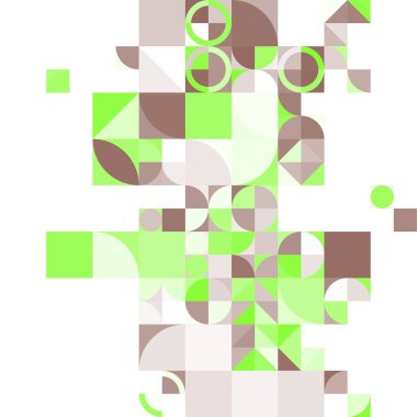 Asgari mozaik geometrik soyut arkaplan deseni