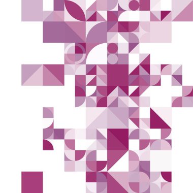 Asgari mozaik geometrik soyut arkaplan deseni