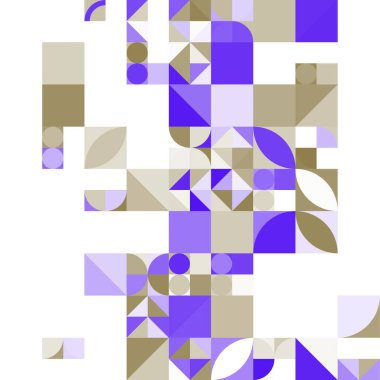 Asgari mozaik geometrik soyut arkaplan deseni