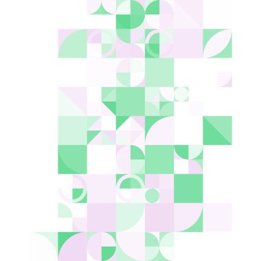 Asgari mozaik geometrik soyut arkaplan deseni