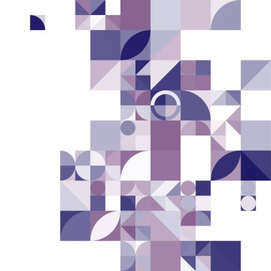 Asgari mozaik geometrik soyut arkaplan deseni