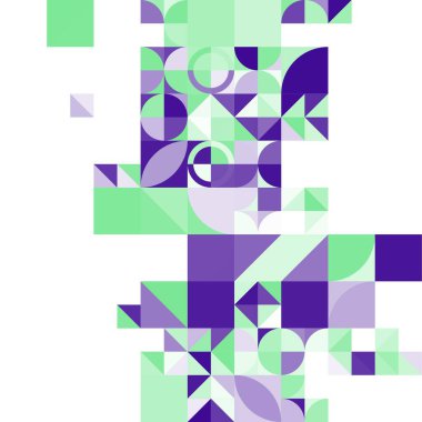 Asgari mozaik geometrik soyut arkaplan deseni