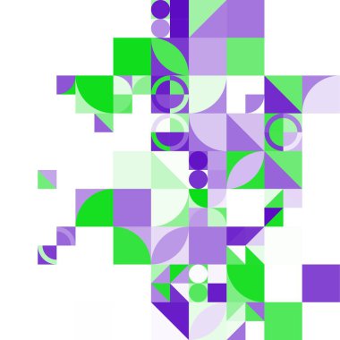 Asgari mozaik geometrik soyut arkaplan deseni