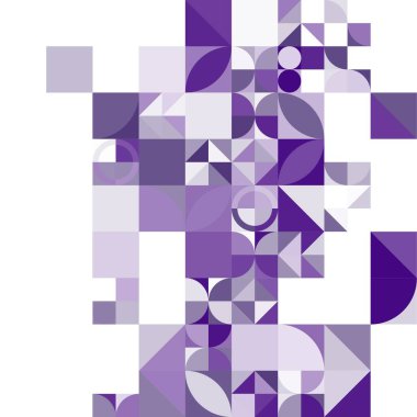 Asgari mozaik geometrik soyut arkaplan deseni