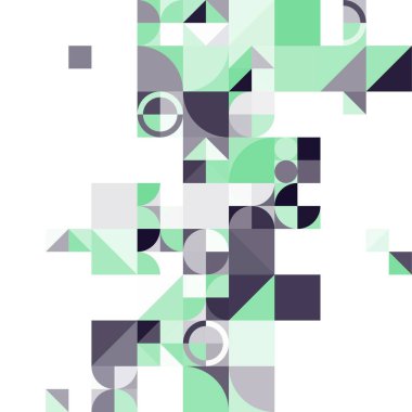 Asgari mozaik geometrik soyut arkaplan deseni