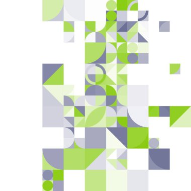 Asgari mozaik geometrik soyut arkaplan deseni