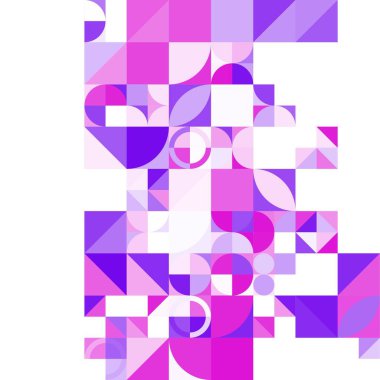 Asgari mozaik geometrik soyut arkaplan deseni