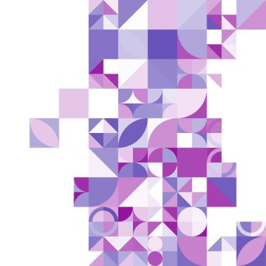 Asgari mozaik geometrik soyut arkaplan deseni