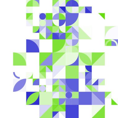 Asgari mozaik geometrik soyut arkaplan deseni